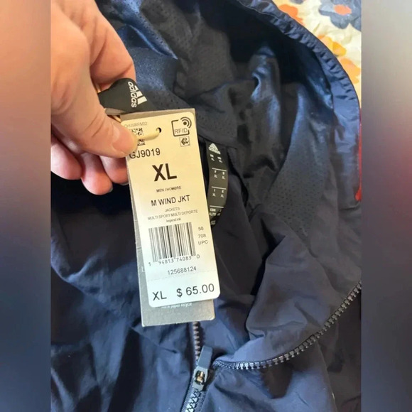 NWT XL adidas modern windbreaker zip up hoodie - Picture 4 of 7